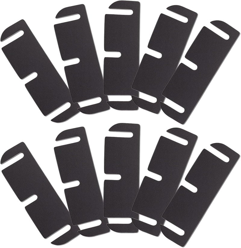 QUFA Door Hinge Shims for Interior Door Alignment, Easy Gap Filler to Fix Air Leaks, Sticking or Misaligned Doors, Trimmable 3.5 Inch Hinge Spacers 0.060 Inch Thick (10 Pack) - Image 1